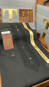 JET BLACK SOBAN D01C08 KURTA SALAWAR (SULEMANI AZIZI EMBROIDERED COLLECTION)